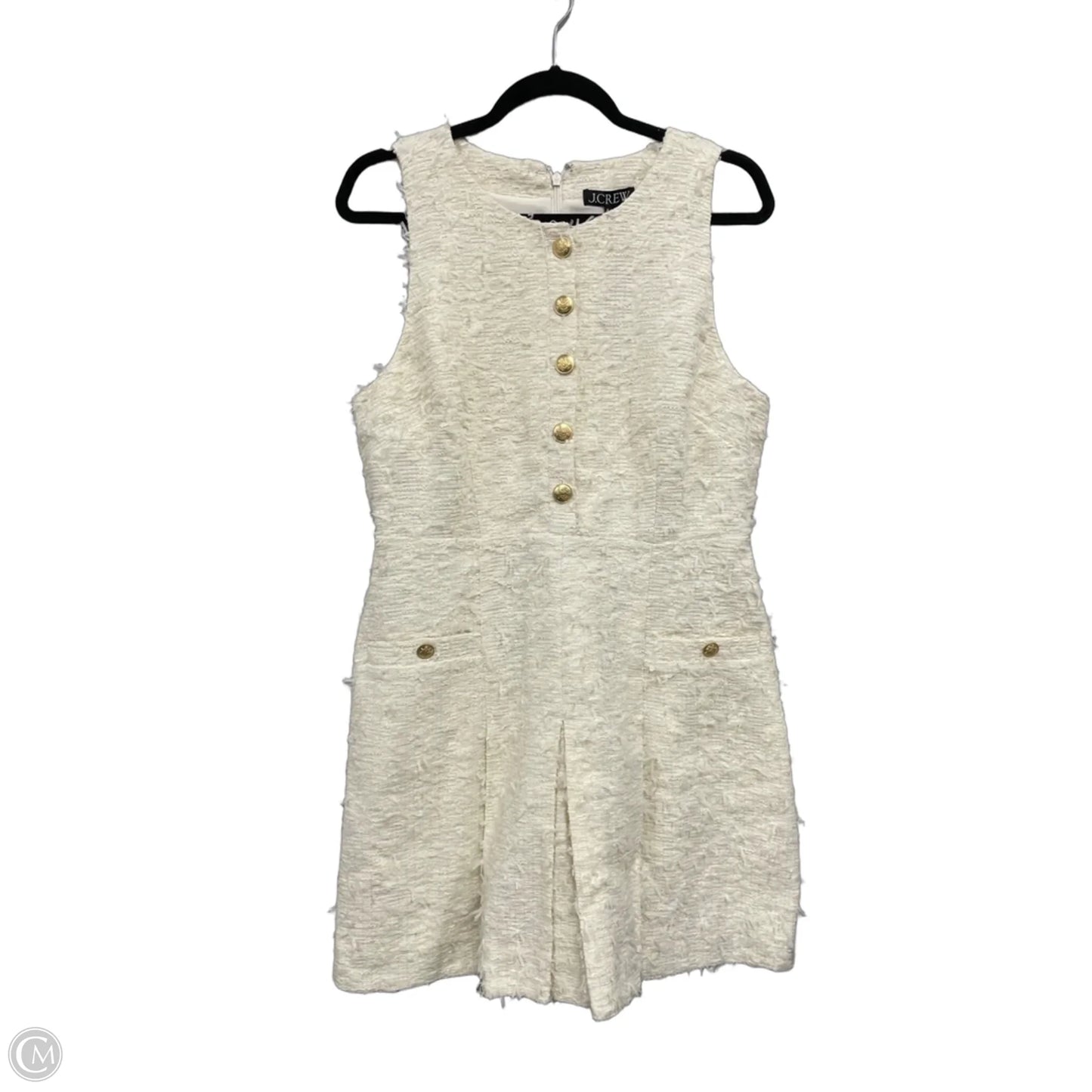 Dress Casual Short By J. Crew In Cream, Size: 10