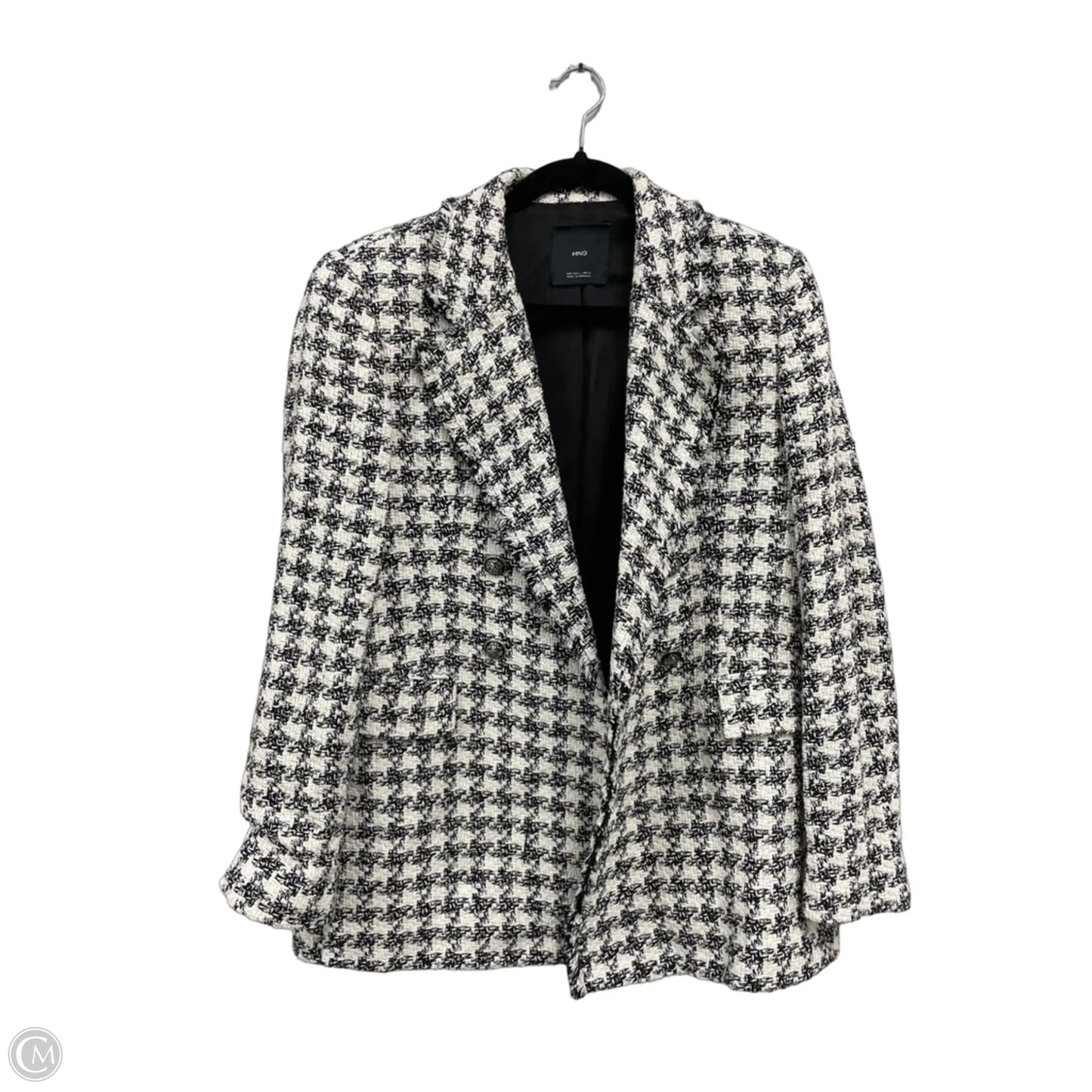 Blazer By Mng In Black & White, Size: L