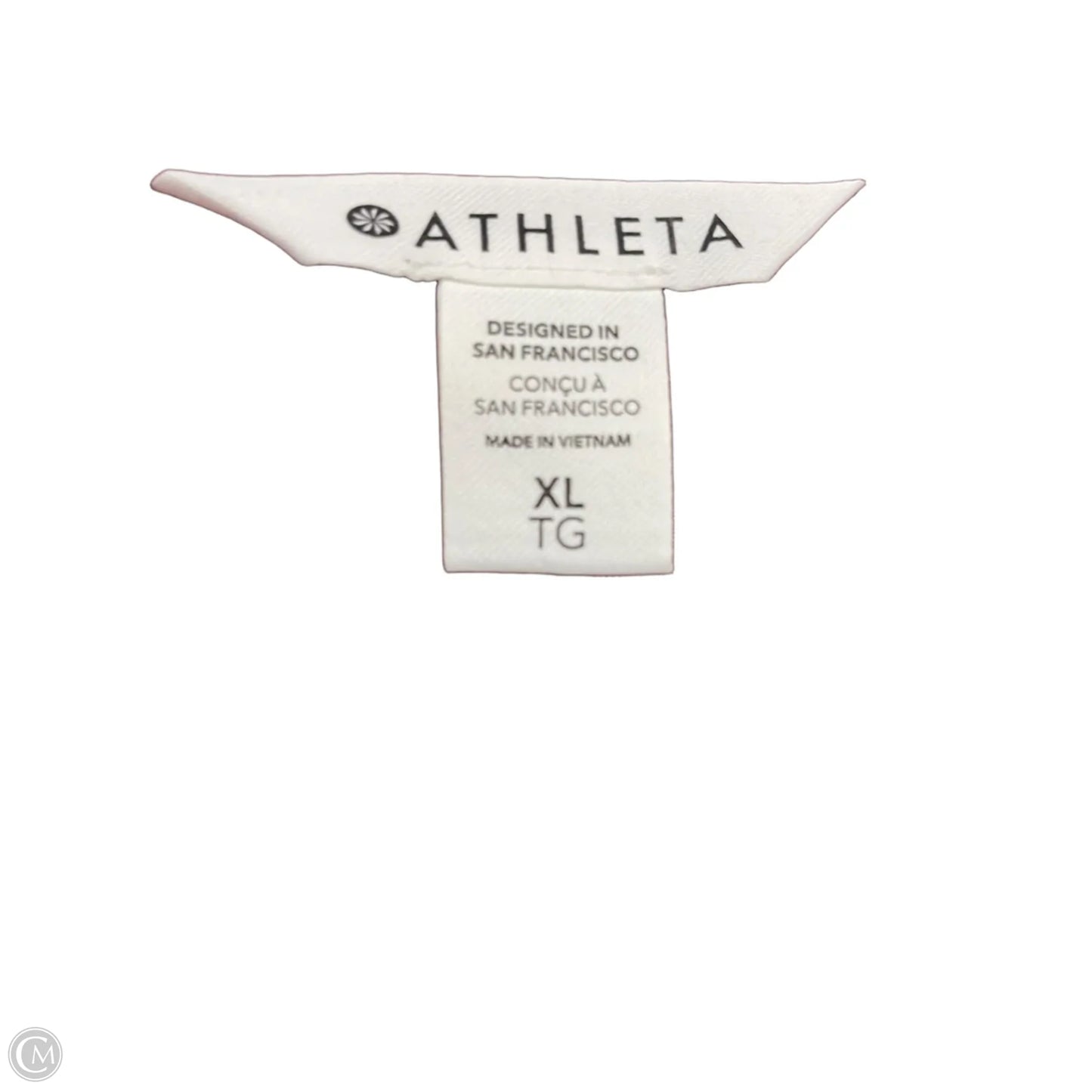 Athletic Top Short Sleeve By Athleta In Red, Size: Xl