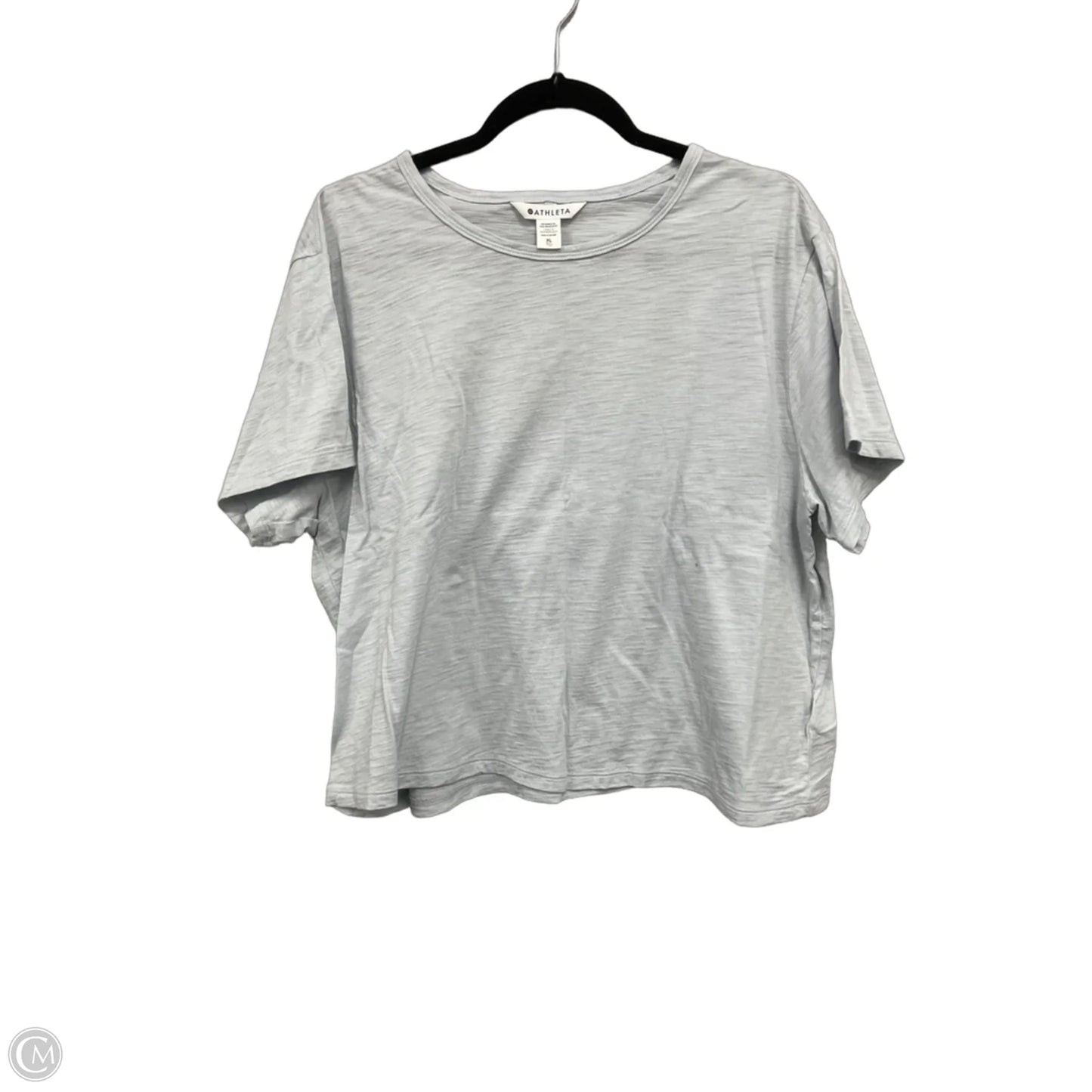 Athletic Top Short Sleeve By Athleta In Blue, Size: Xl