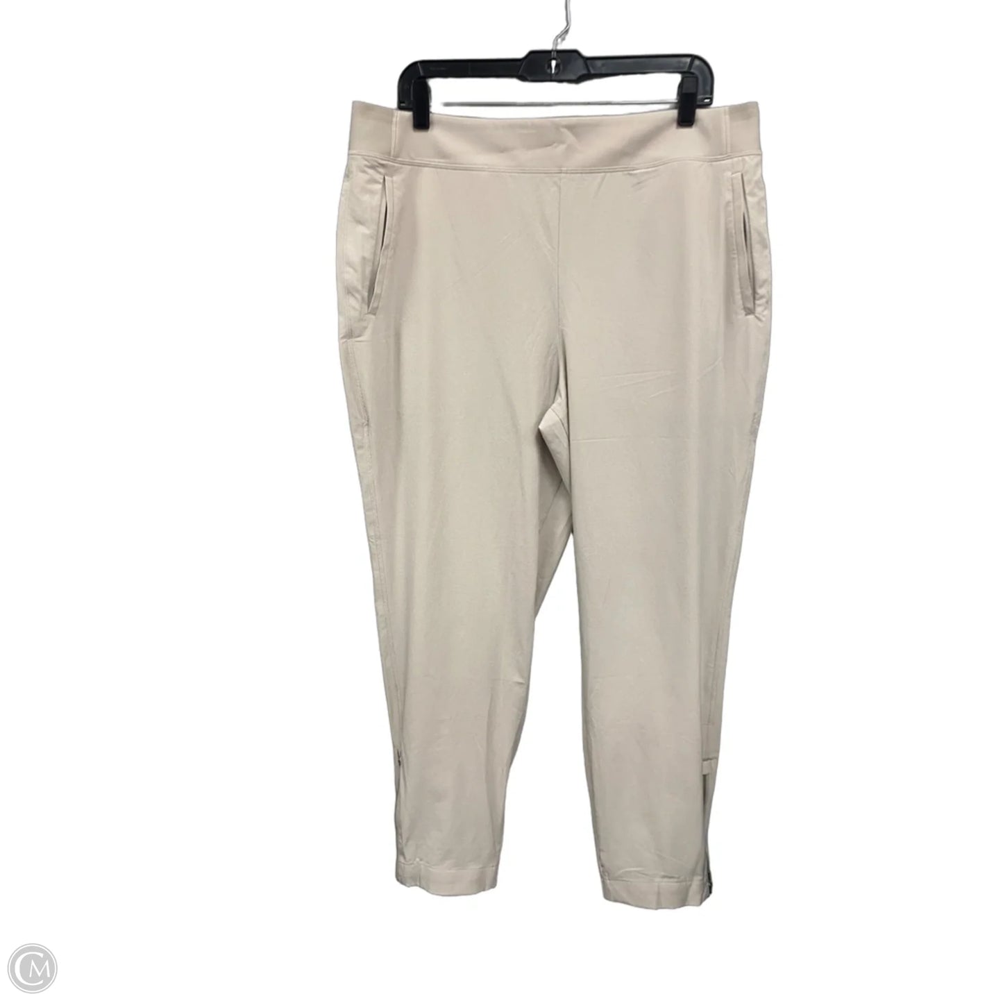 Athletic Pants By Athleta In Cream, Size: 16