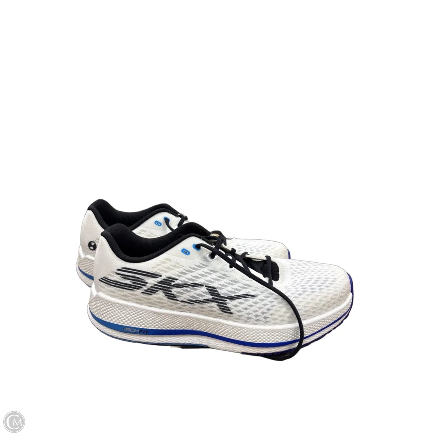 Shoes Athletic By Skechers In Blue & White, Size: 9.5