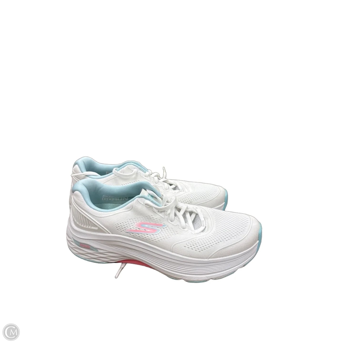 Shoes Athletic By Skechers In Black & White, Size: 10