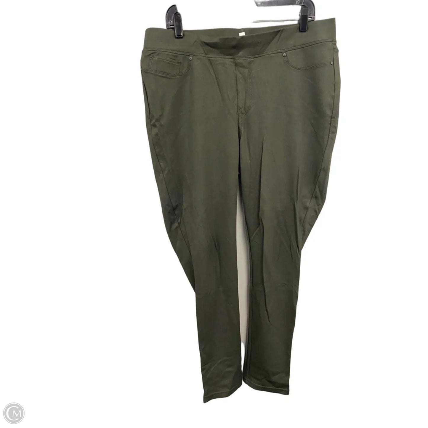 Pants Dress By Seven 7 In Green, Size: Xl