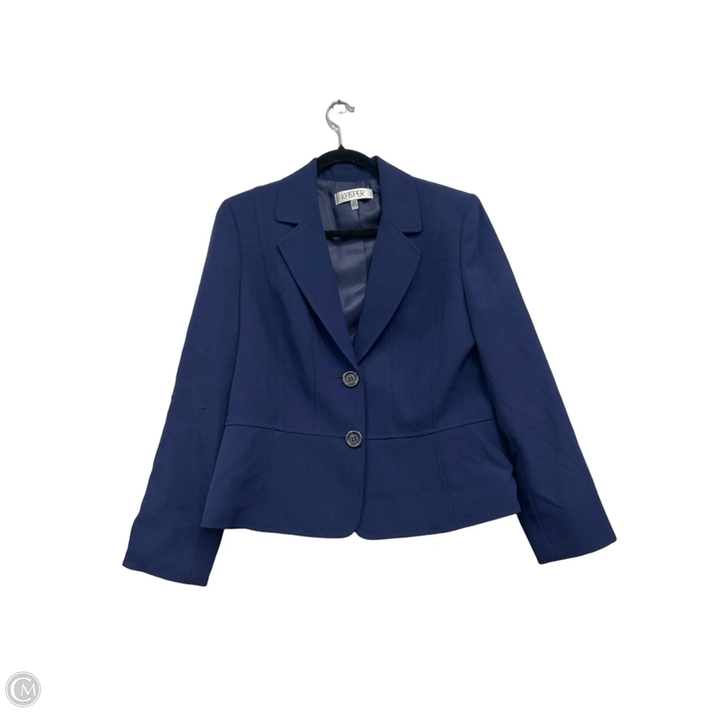 Blazer By Kasper In Blue, Size: 14p