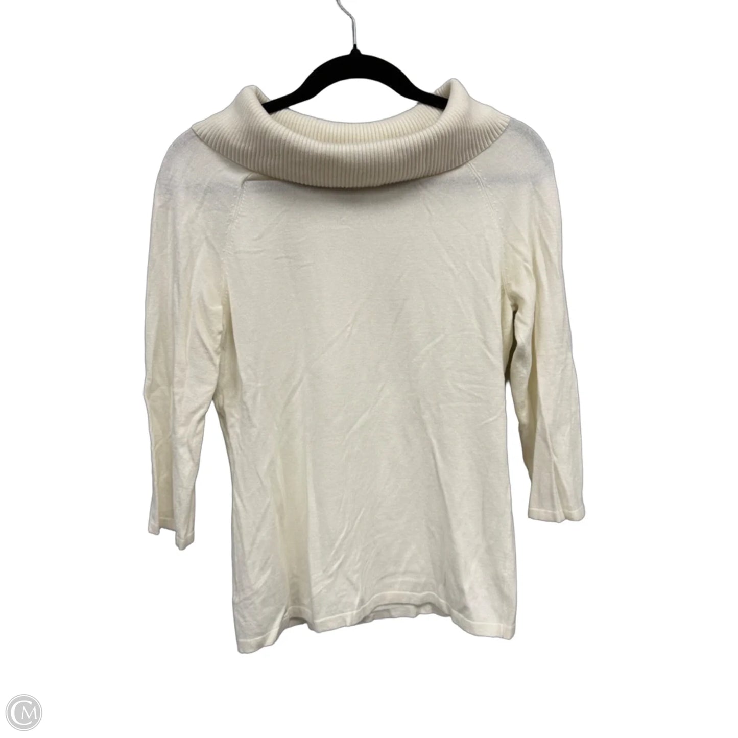 Sweater By Ann Taylor In Cream, Size: M