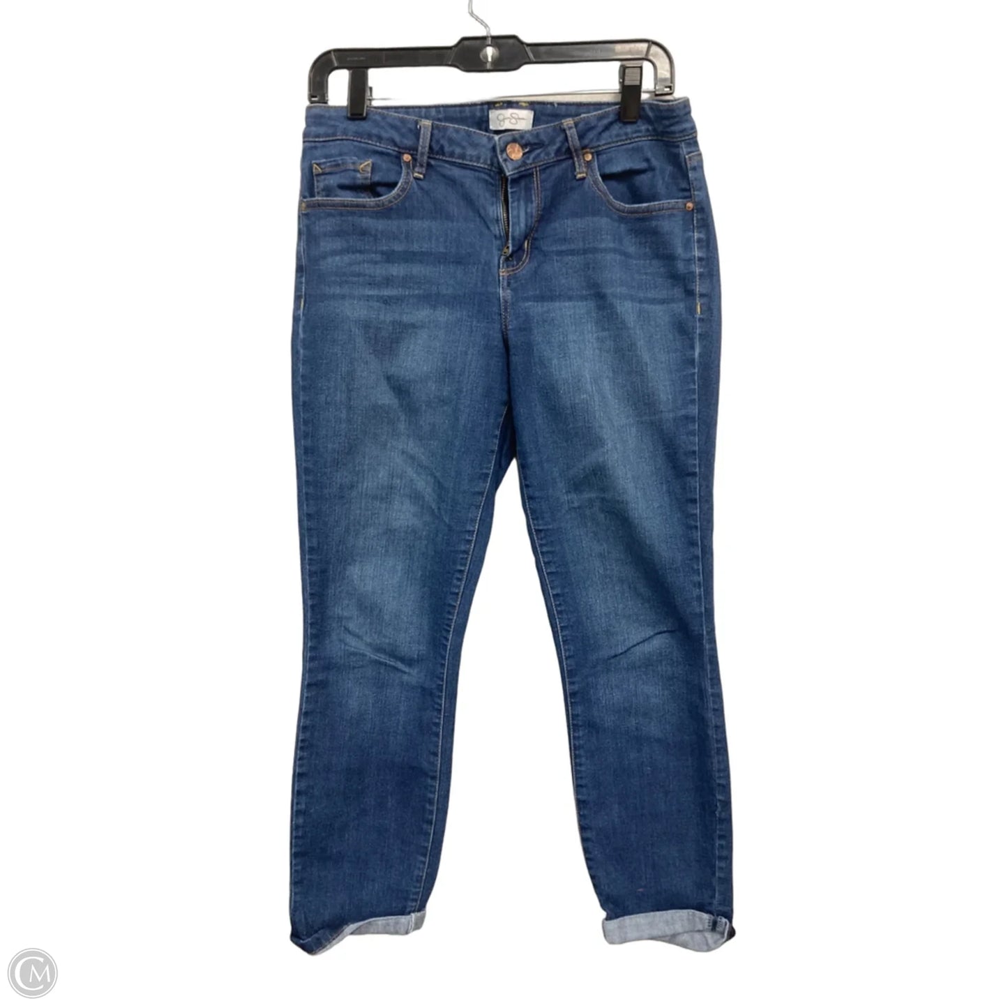 Jeans Skinny By Jessica Simpson In Blue Denim, Size: 10