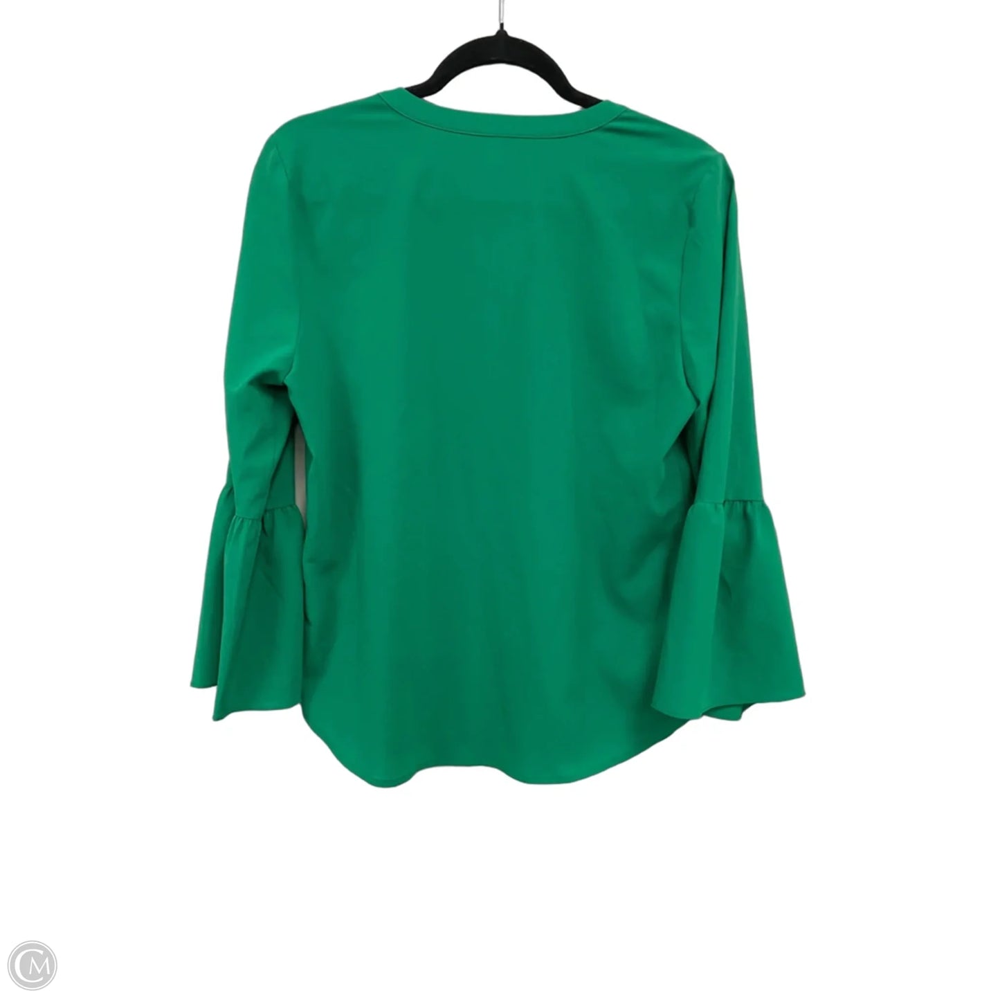 Blouse Long Sleeve By J. Crew In Green, Size: S