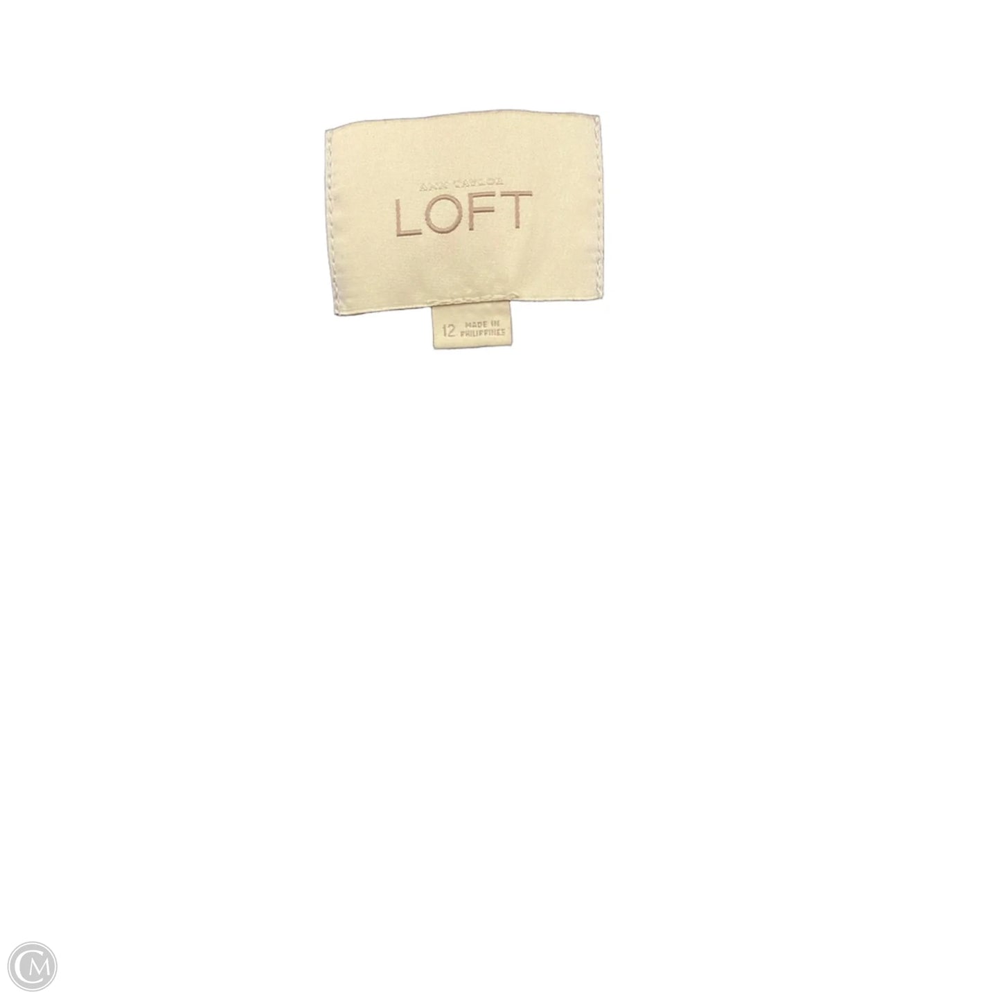 Jacket Other By Loft In Grey, Size: 12
