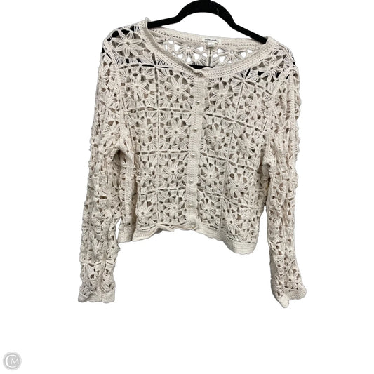 Sweater By Ultra Pink In Cream, Size: L