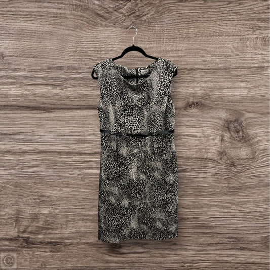 Dress Casual Midi By Marvin Richards In Animal Print, Size: 14