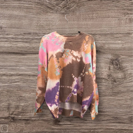 Sweater By Entro In Brown & Orange, Size: L