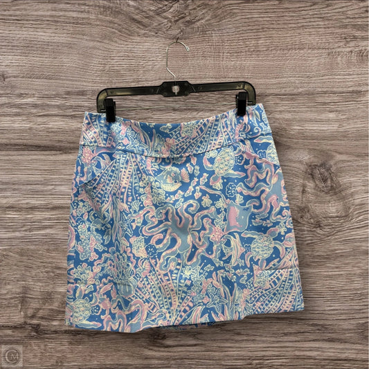 Skirt Designer By Lilly Pulitzer In Blue & Purple, Size: 12