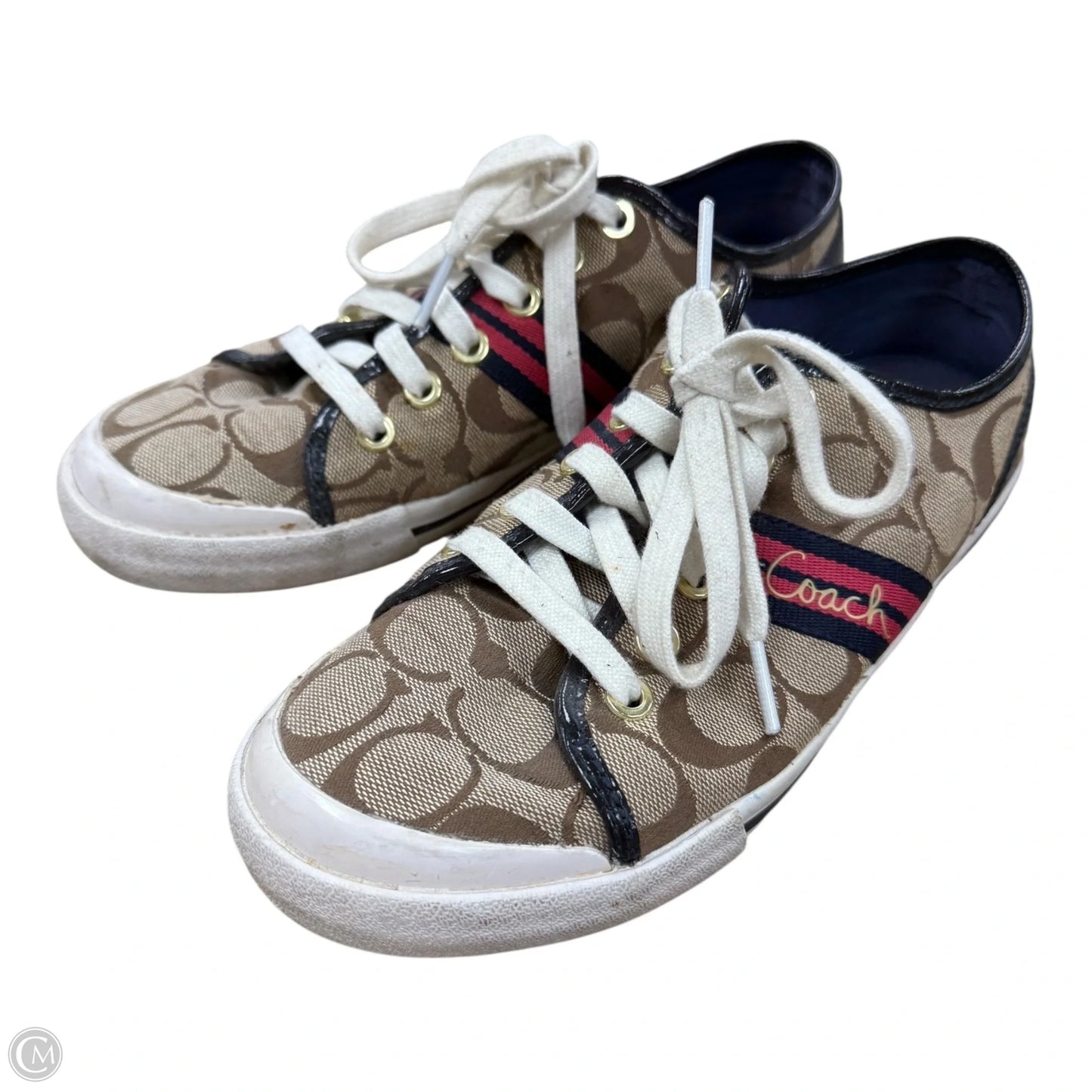 Shoes Designer By Coach In Brown, Size: 8