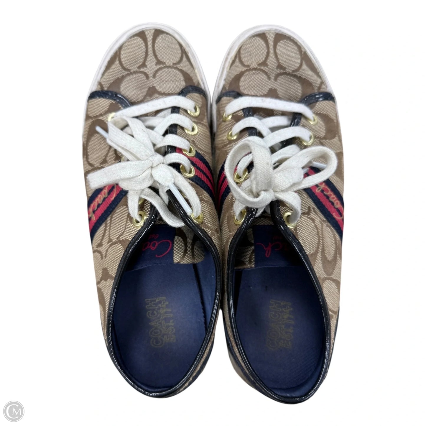 Shoes Designer By Coach In Brown, Size: 8