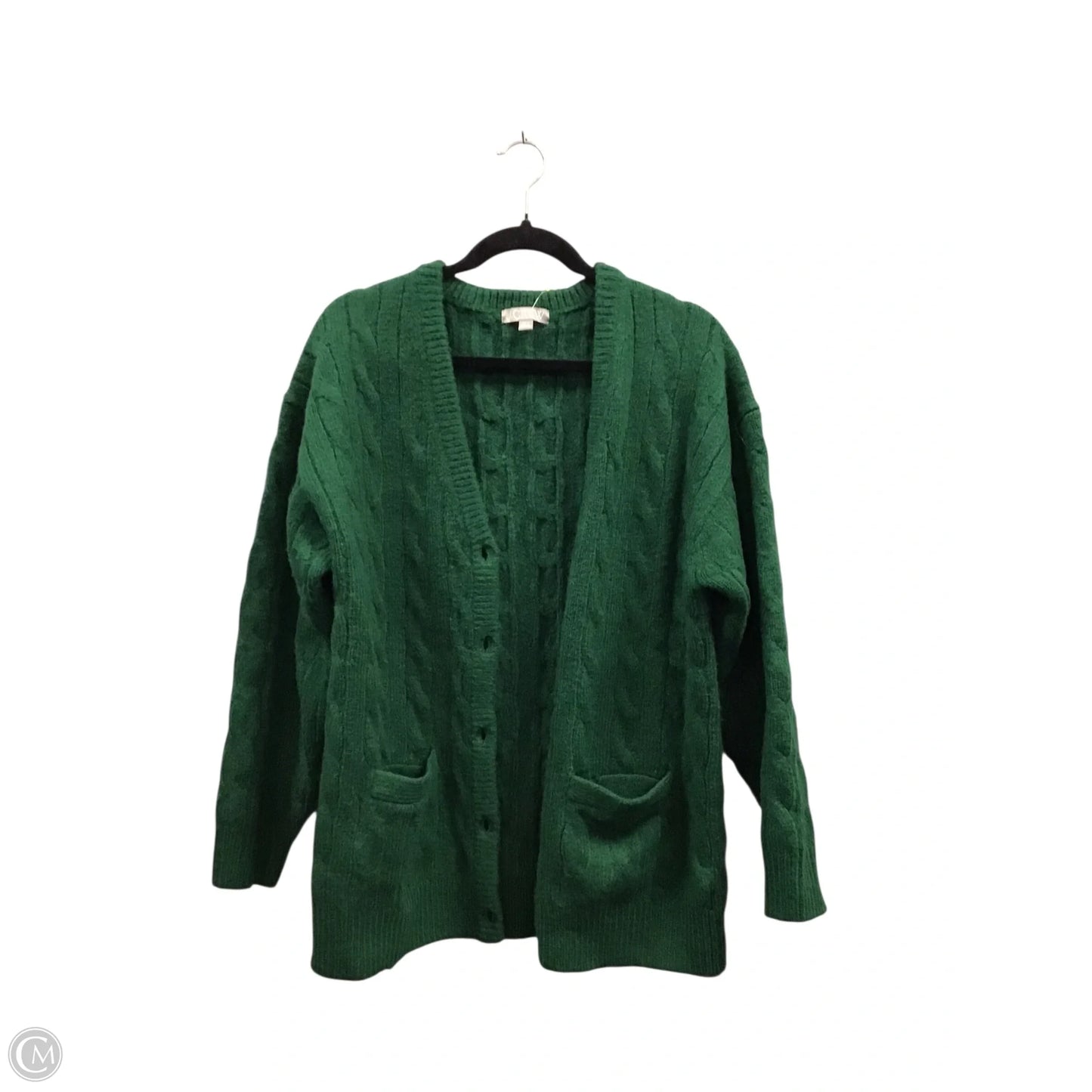 Sweater Cardigan By J. Crew In Green, Size: S