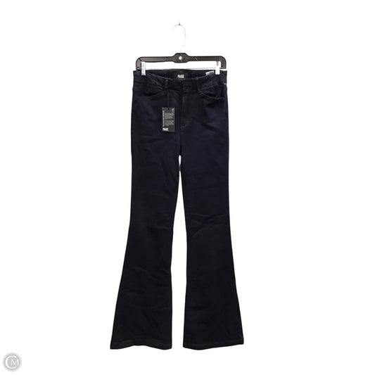 Jeans Flared By Paige In Blue, Size: 4