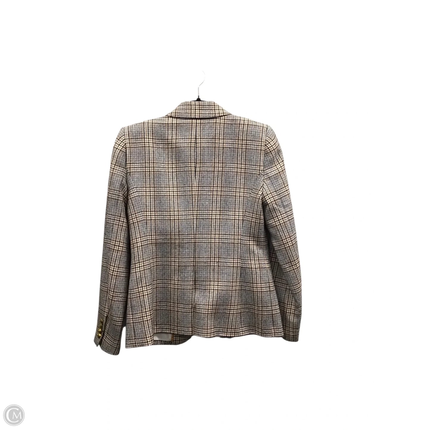 Blazer By J. Crew In Plaid Pattern, Size: 4