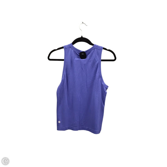 Athletic Tank Top By Lululemon In Blue, Size: 4