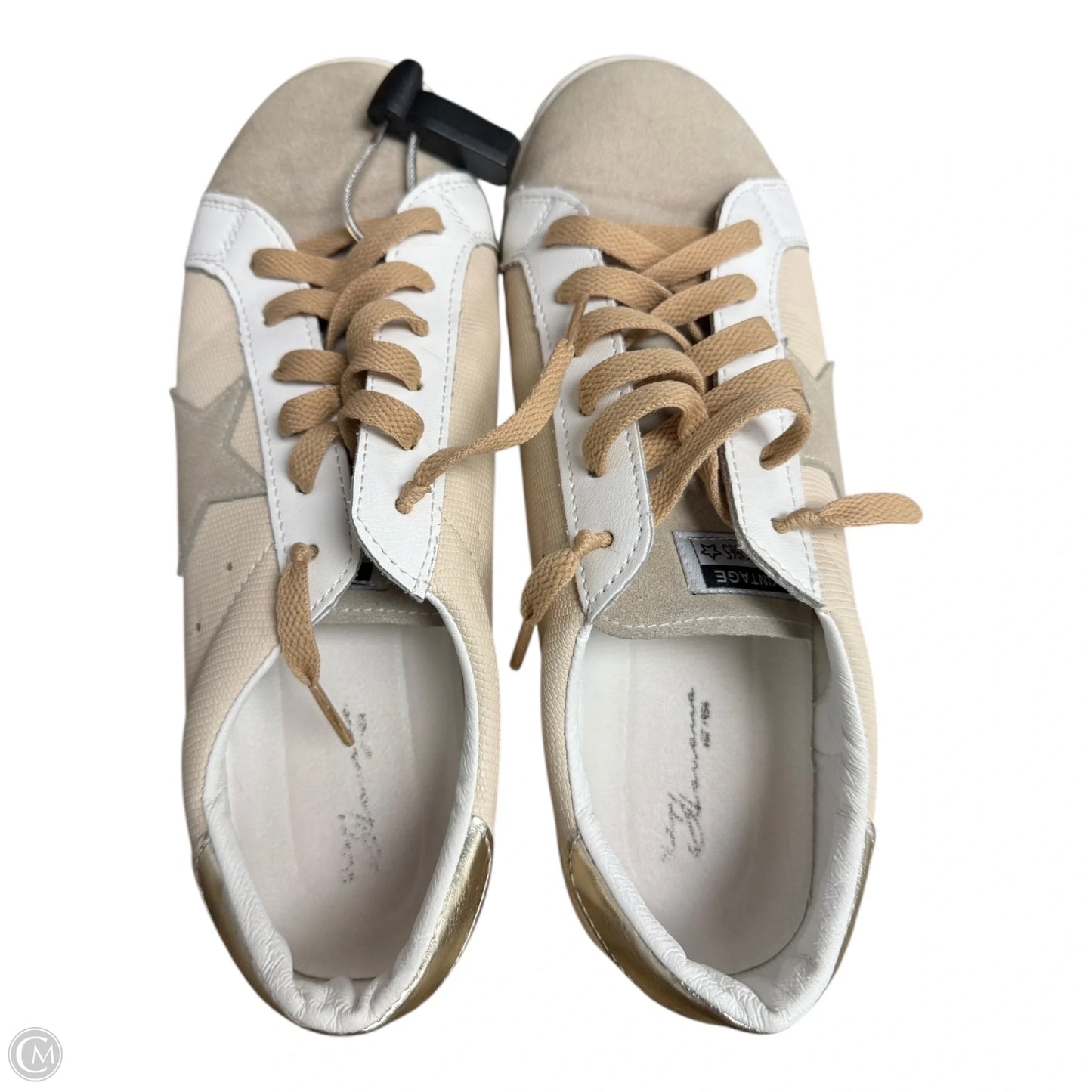Shoes Sneakers By Vintage Havana In Tan & White, Size: 11
