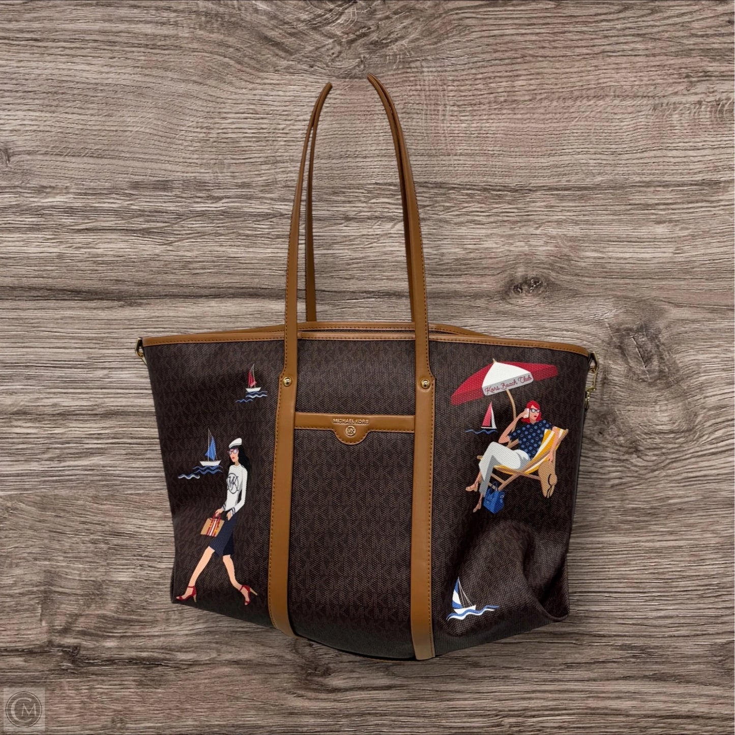 Tote Designer By Michael Kors, Size: Large