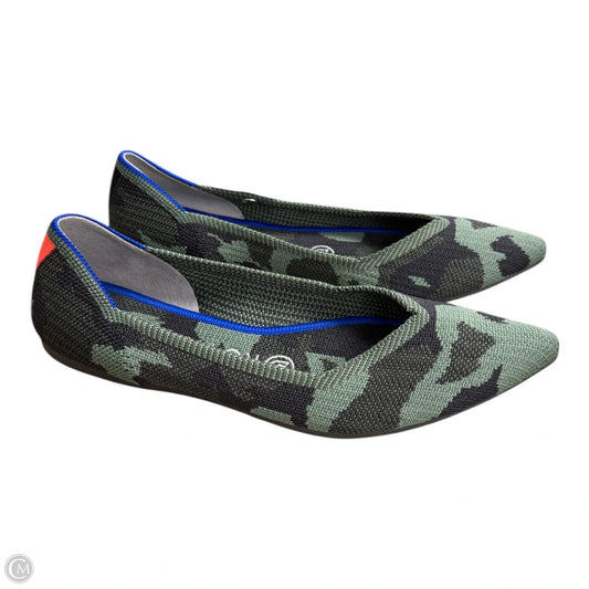 Shoes Flats By Rothys In Camouflage Print, Size: 7