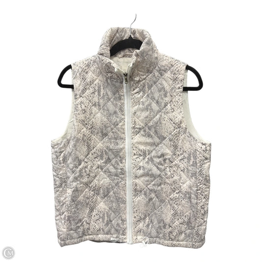 Vest Puffer & Quilted By Lou And Grey In Snakeskin Print, Size: S