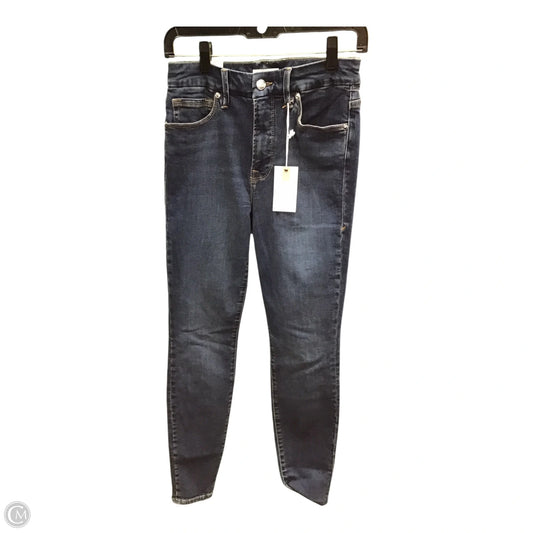 Jeans Skinny By Good American In Blue, Size: 4