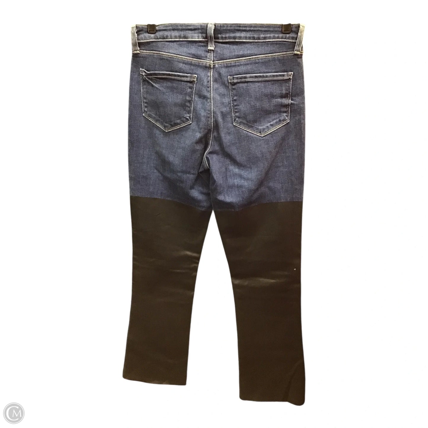 Jeans Flared By L Agence In Black & Blue, Size: 4