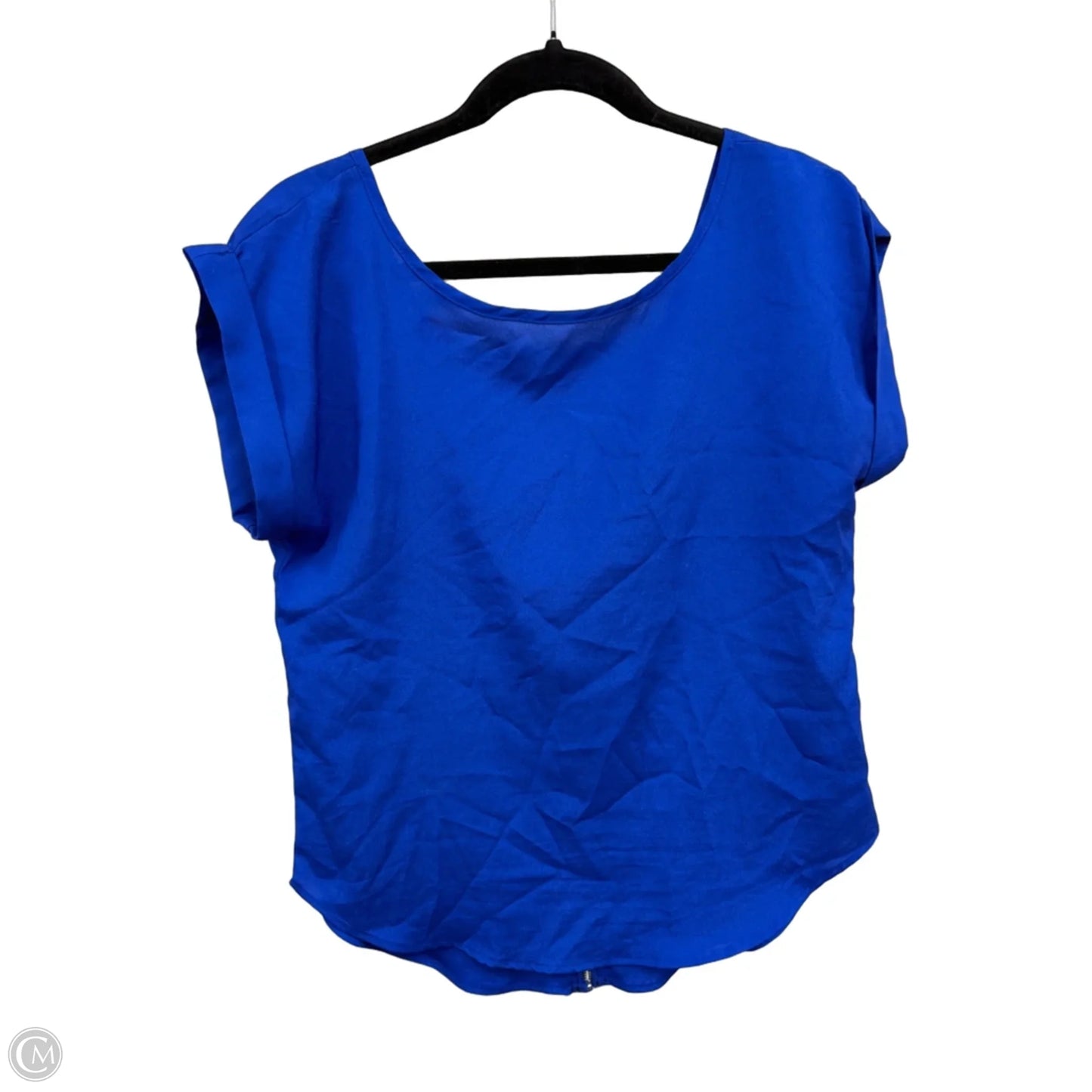 Top Short Sleeve By Clothes Mentor In Blue, Size: M
