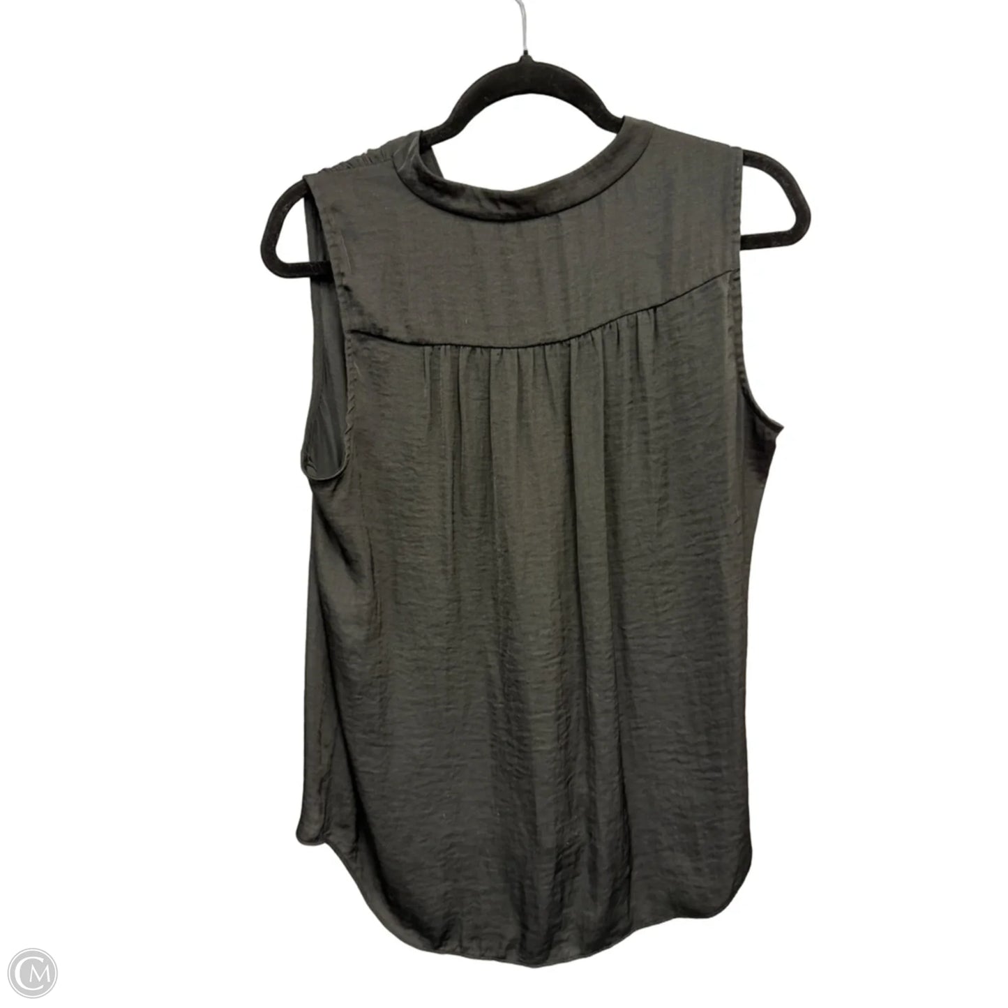 Blouse Sleeveless By Vince Camuto In Black, Size: M