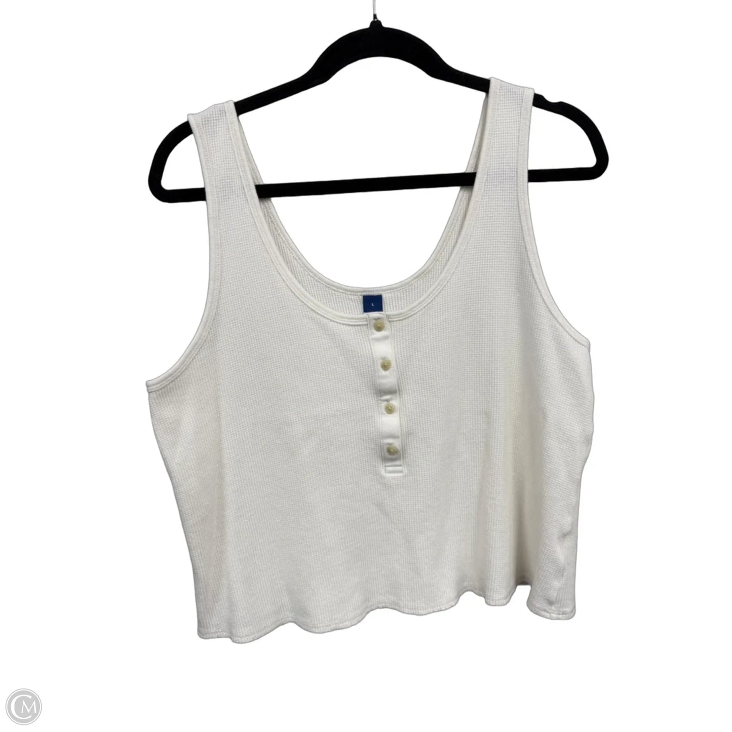 Tank Top By Old Navy In Cream, Size: L