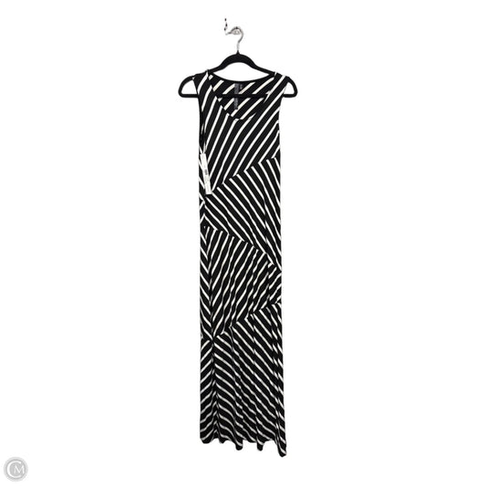 Dress Casual Maxi By Clothes Mentor In Black & White, Size: M
