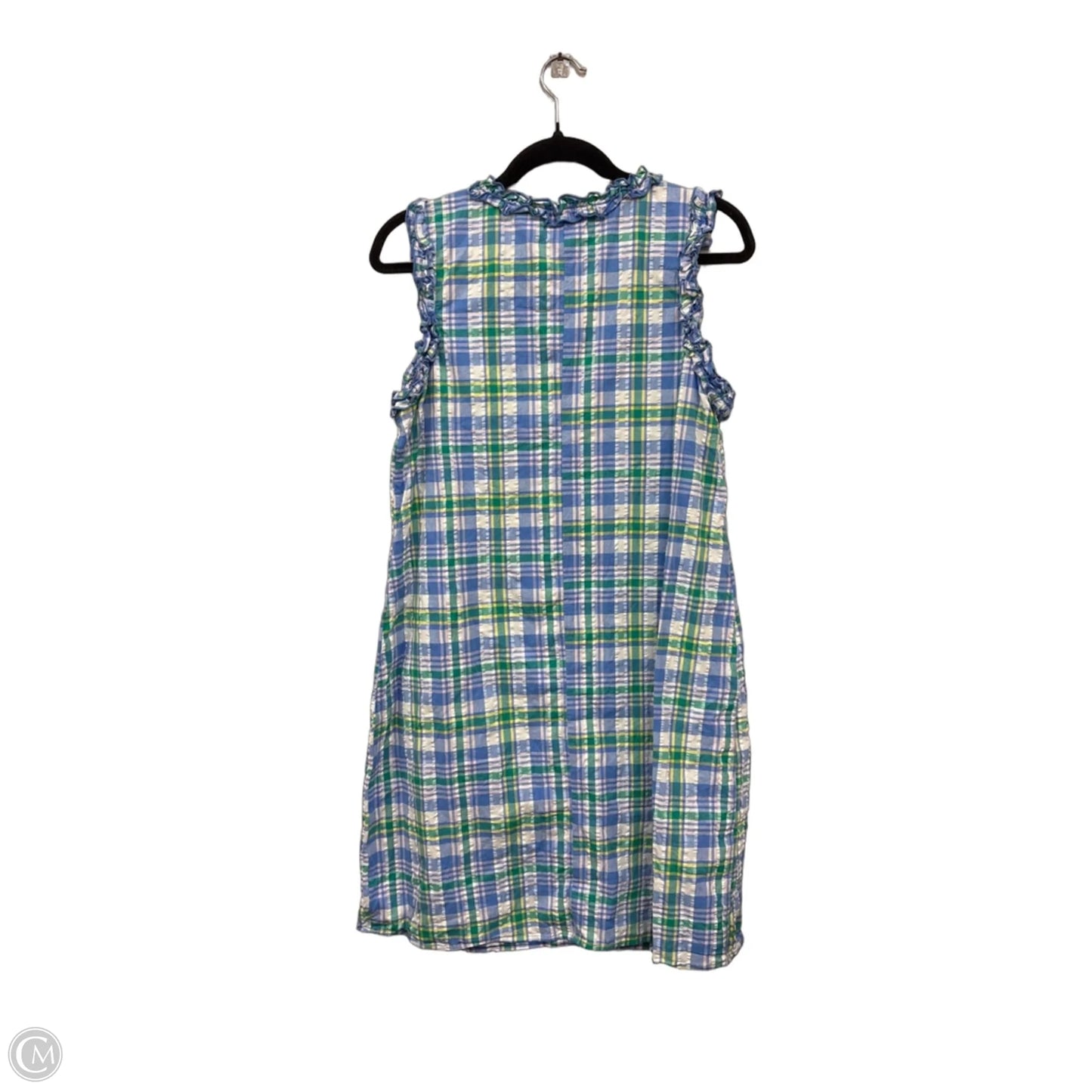 Dress Casual Short By Kim Rogers In Blue & Green, Size: M