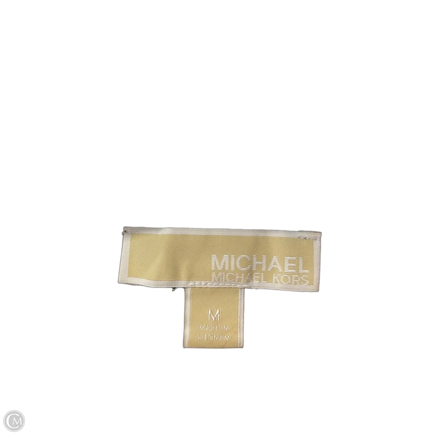 Blouse Short Sleeve By Michael By Michael Kors In Black, Size: M