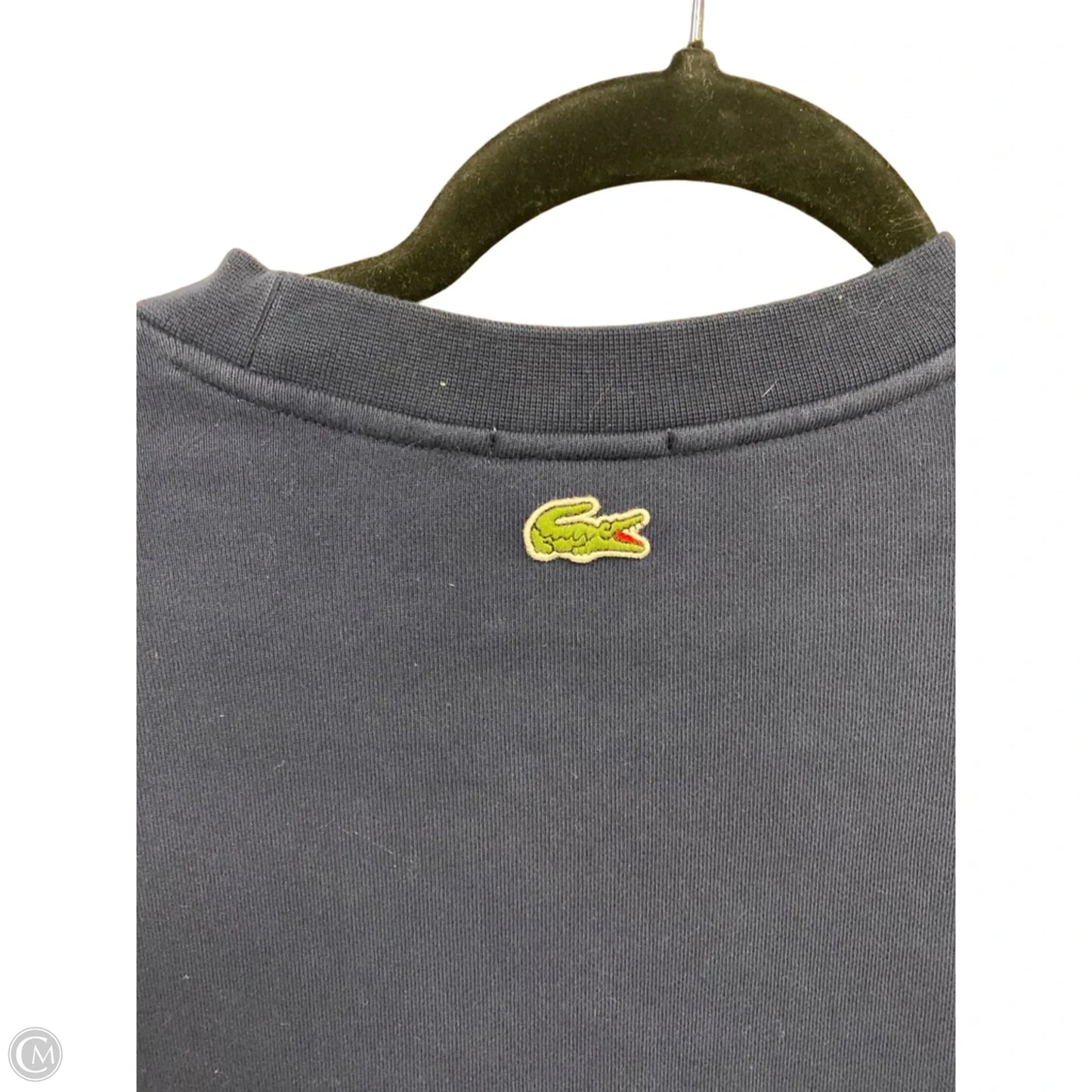 Sweatshirt Crewneck By Lacoste In Blue, Size: Xl