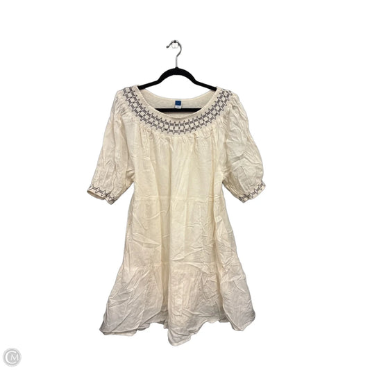 Dress Casual Short By Old Navy In Cream, Size: M
