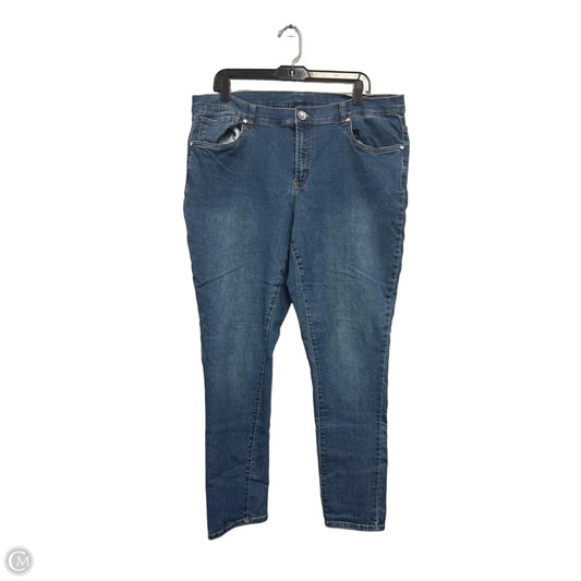Jeans Straight By Venus In Blue, Size: 18
