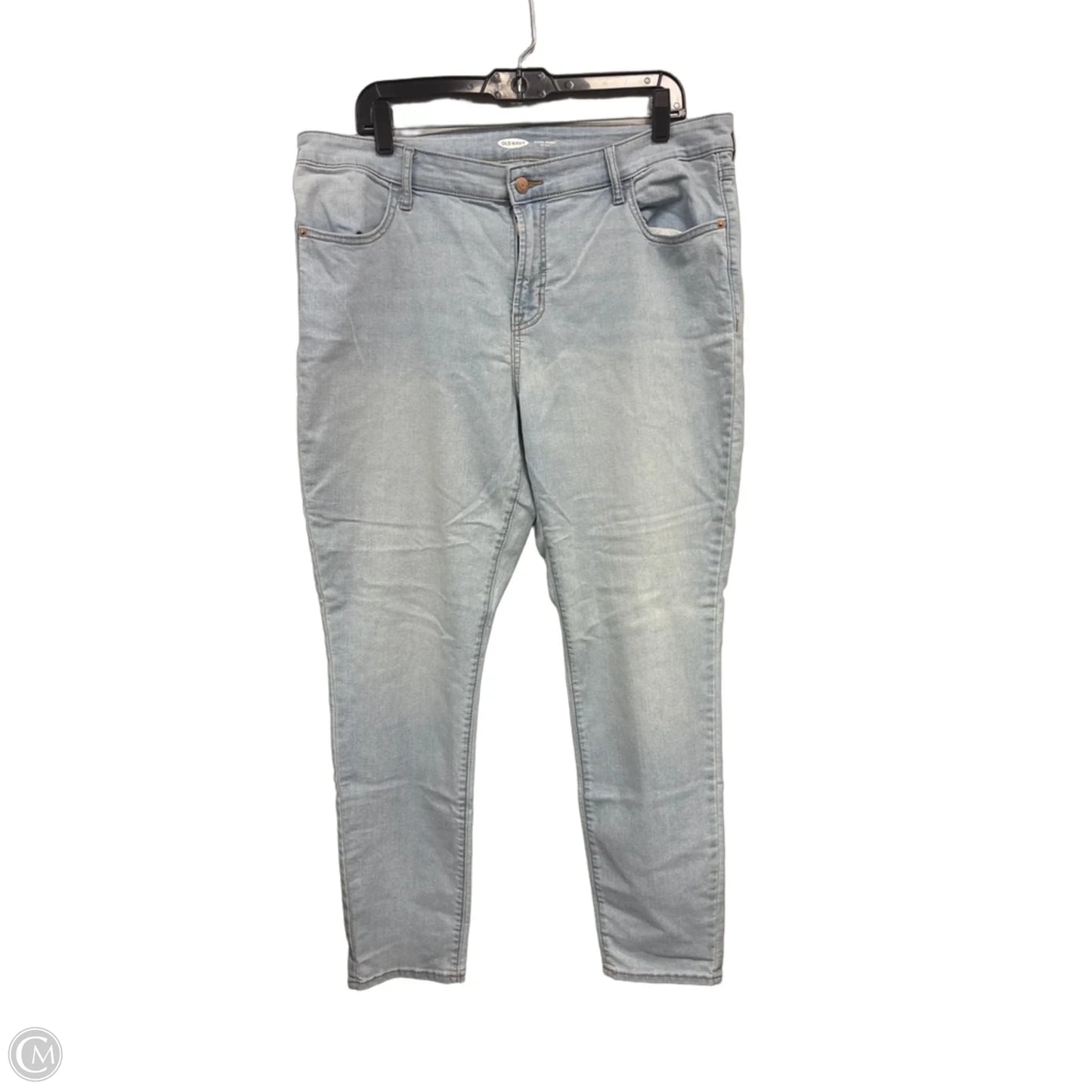 Jeans Skinny By Old Navy In Blue, Size: 16