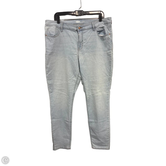 Jeans Skinny By Old Navy In Blue, Size: 16