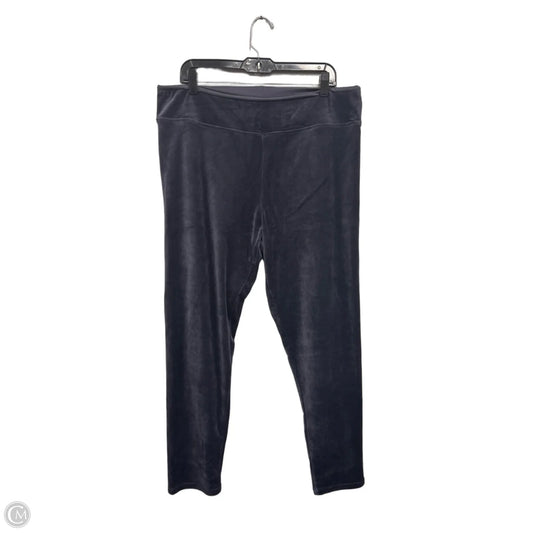 Pants Lounge By Cuddl Duds In Navy, Size: 1x
