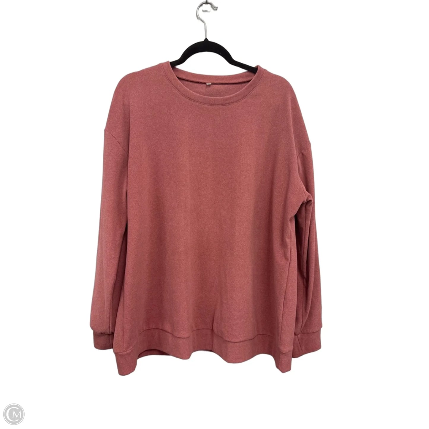 Sweatshirt Crewneck By Clothes Mentor In Red, Size: Xxl