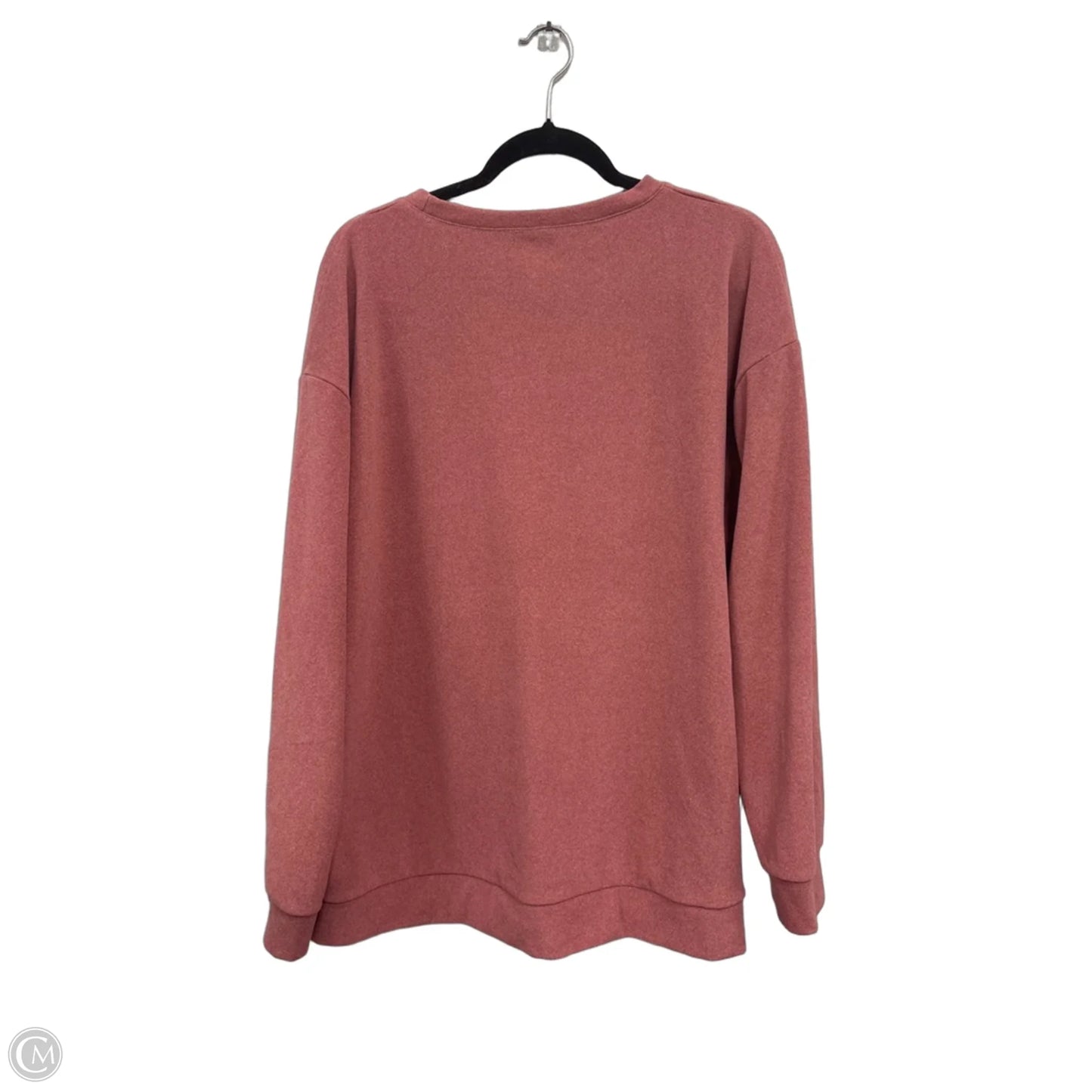 Sweatshirt Crewneck By Clothes Mentor In Red, Size: Xxl