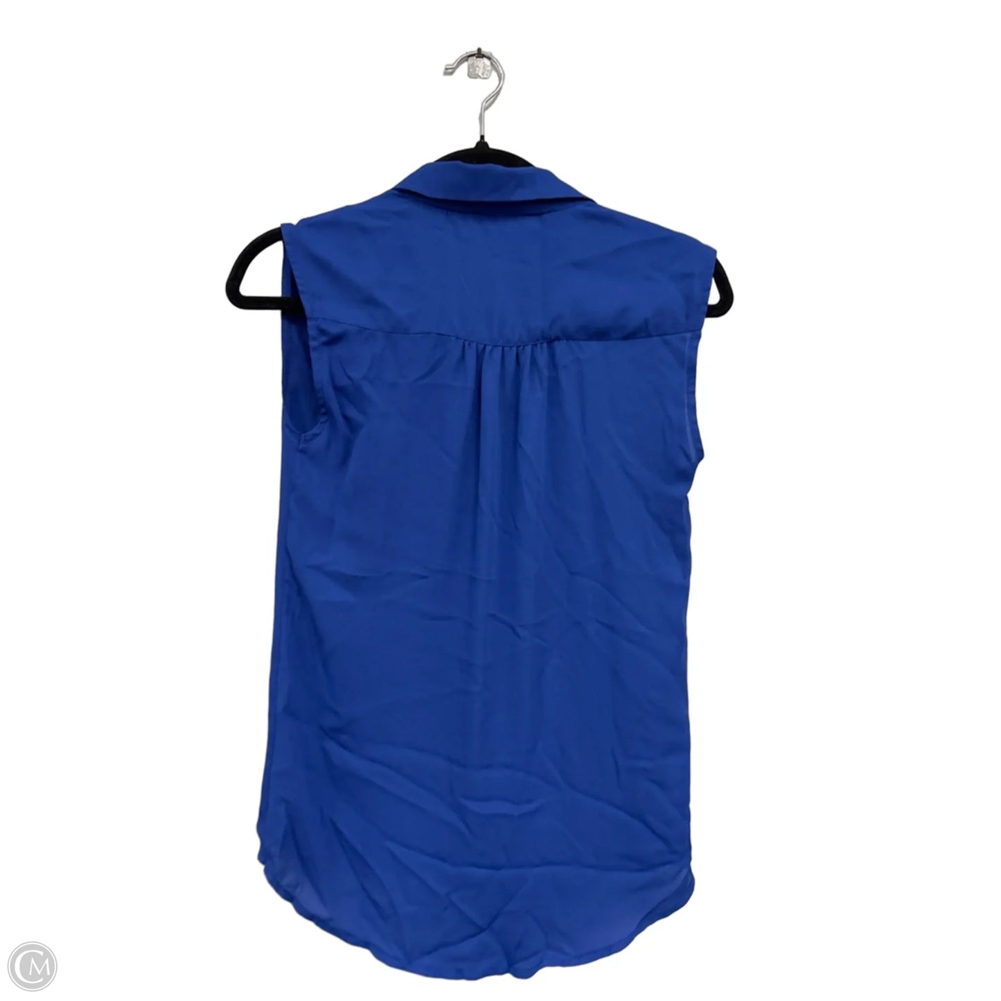 Top Short Sleeve By Zara In Blue, Size: S