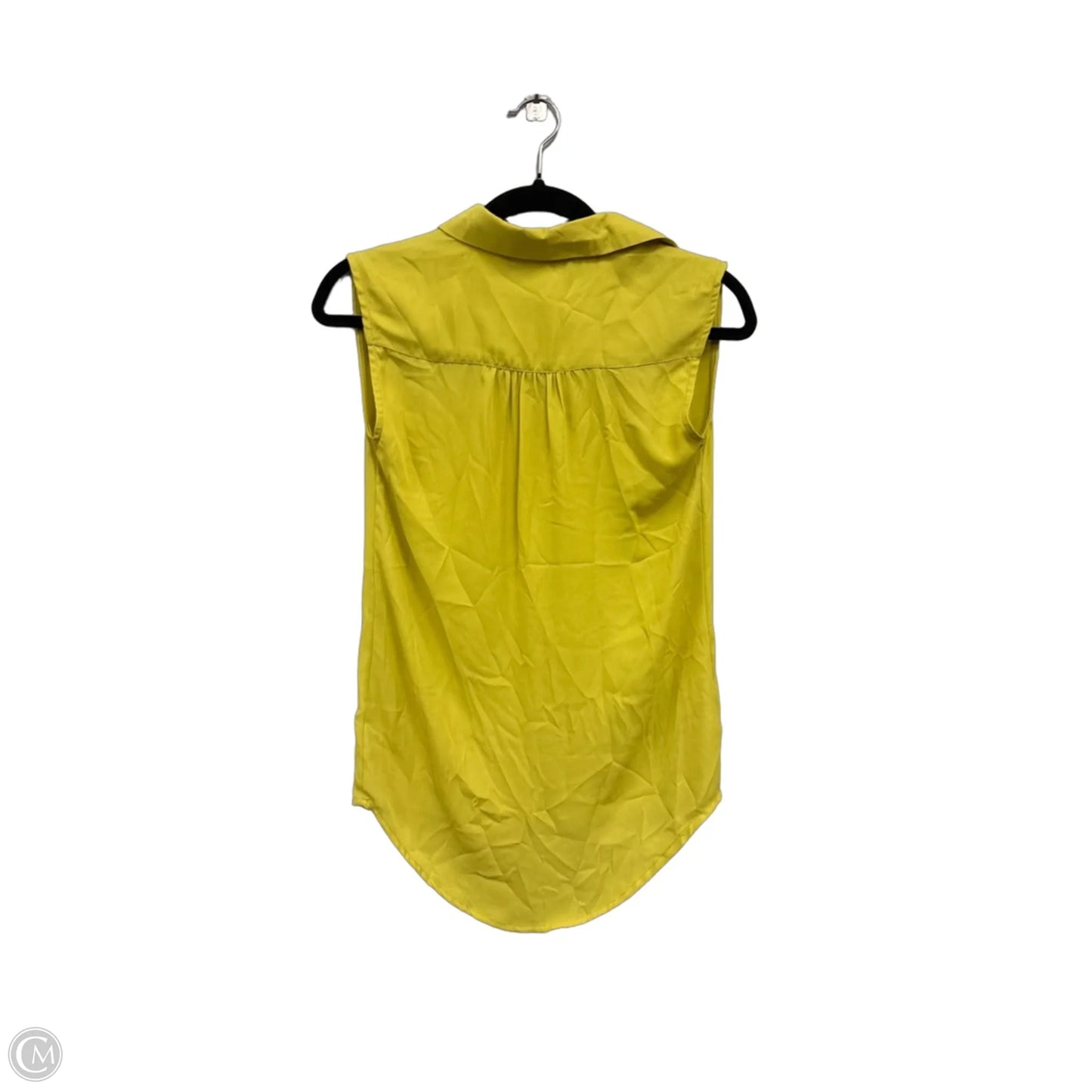 Top Sleeveless By Zara In Green, Size: S