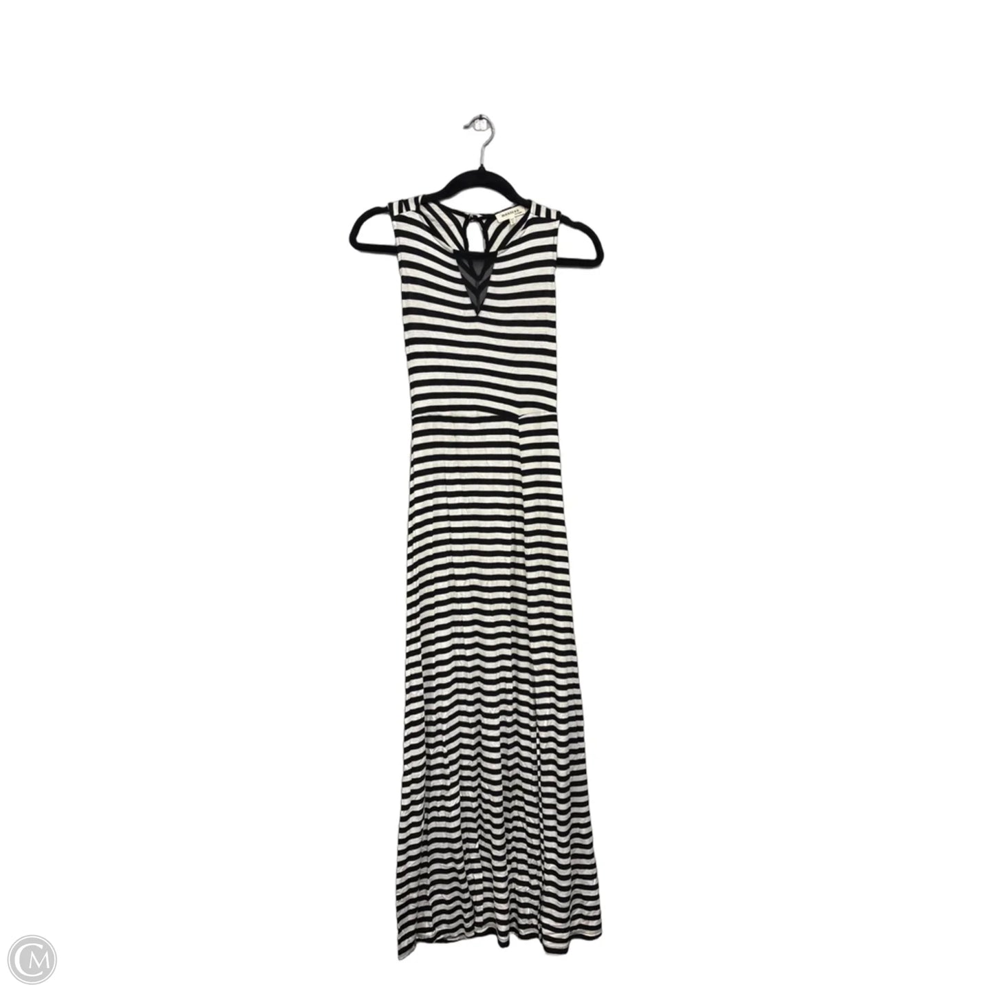 Dress Casual Maxi By Monteau In Black & White, Size: S