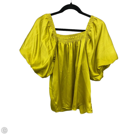 Top Short Sleeve By Entro In Green, Size: M