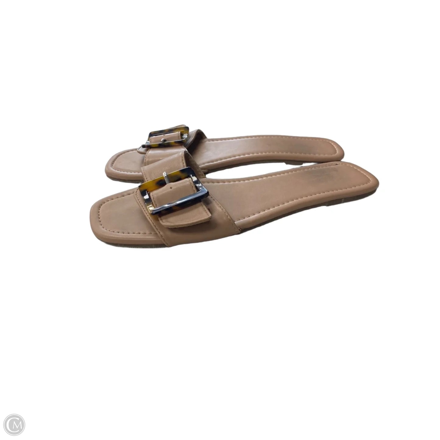 Sandals Flats By Loft In Tan, Size: 10