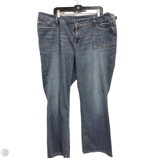 Jeans Boot Cut By Apt 9 In Blue, Size: 22