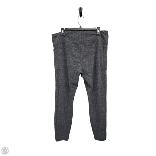 Athletic Leggings By Athletic Works In Grey, Size: 2x